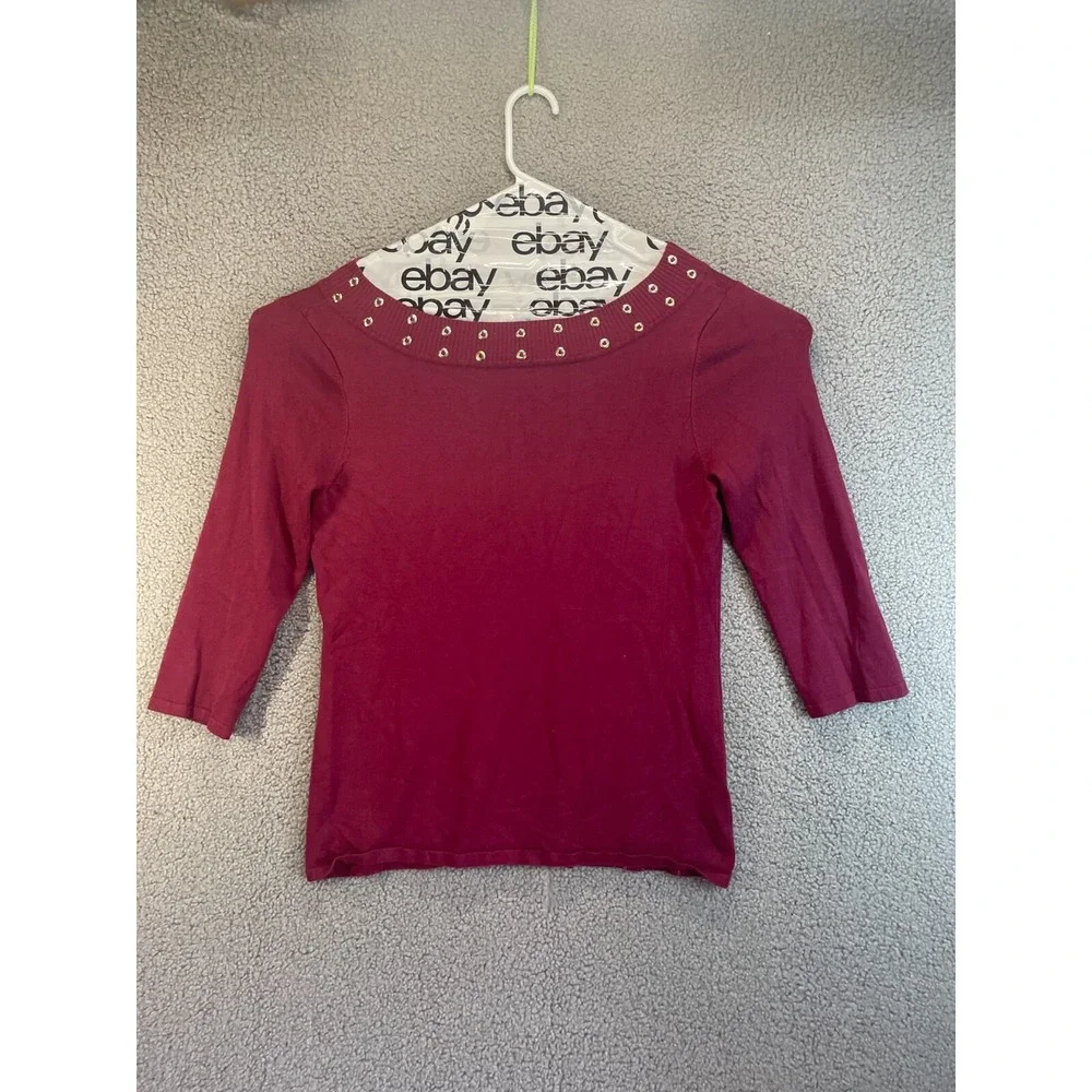 Carolyn Taylor Womens Long Sleeve  Top Shirt‎ Size Large